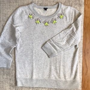 J. Crew embellished sweatshirt